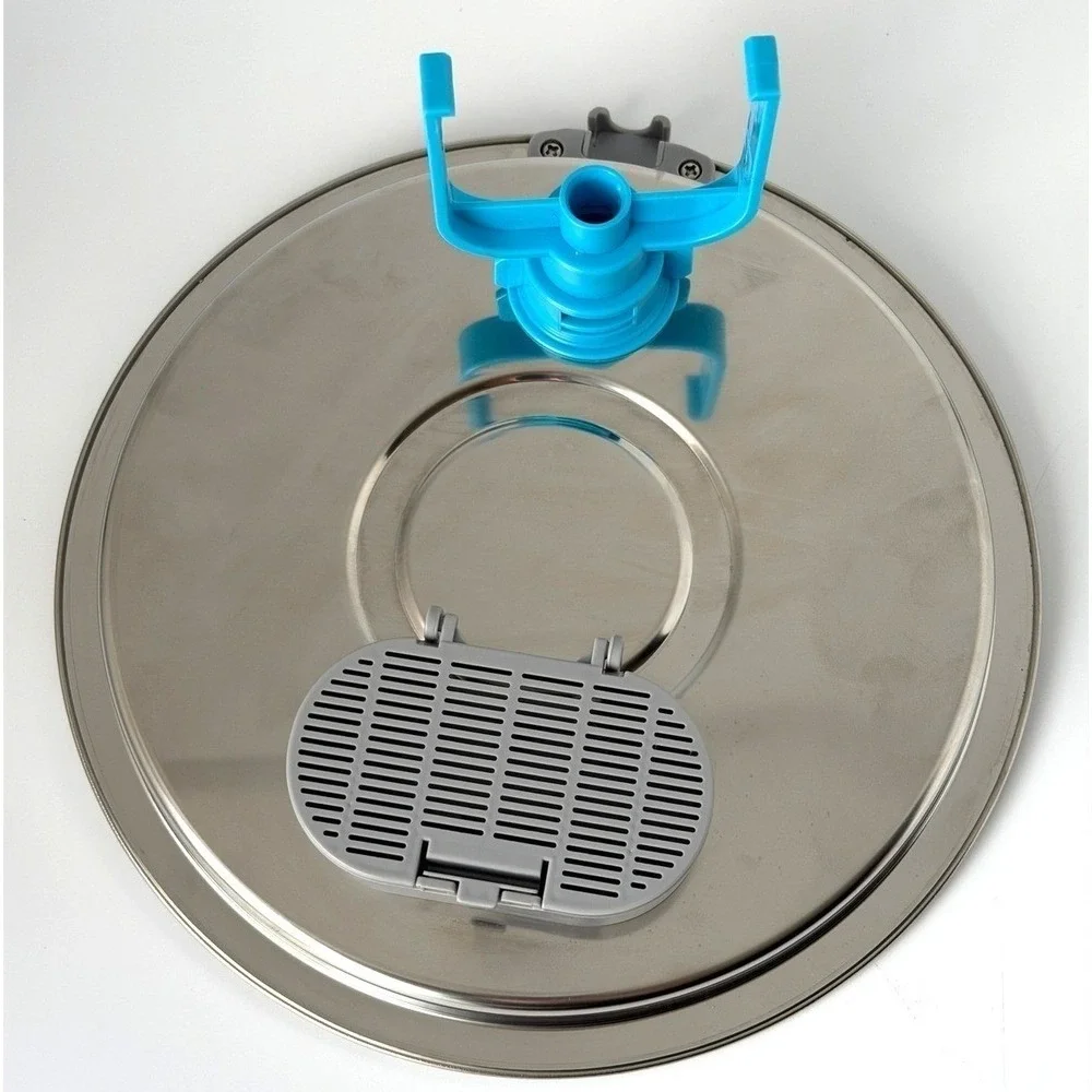 KittySpout Stainless Steel Cat Water Fountain 4L 135oz Silent Pump EUC